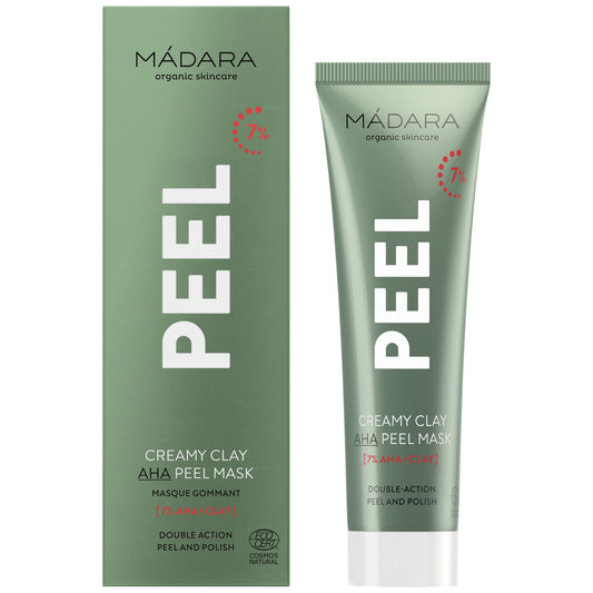 MÁDARA Creamy Peel AHA Clay Mask – Maschera Peeling Viso 60ml