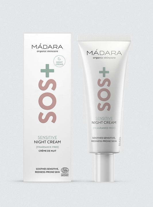 MÁDARA SOS+ Sensitive Night Cream – Crema Notte Lenitiva 70ml