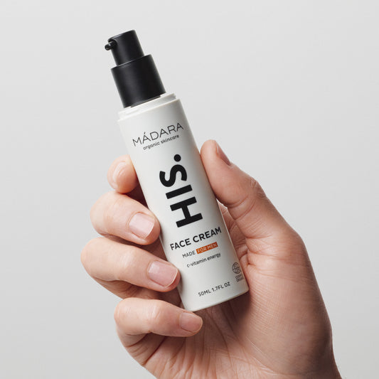 MÁDARA Face Cream for Men – Crema Idratante Viso Uomo 50ml