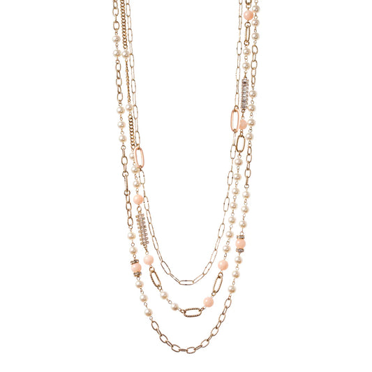 Set 3 Collane Cipria e Perle – Linea Faville Sodini