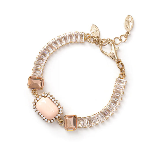 Bracciale Cristalli Rosa Faville – Bijoux Elegante Sodini