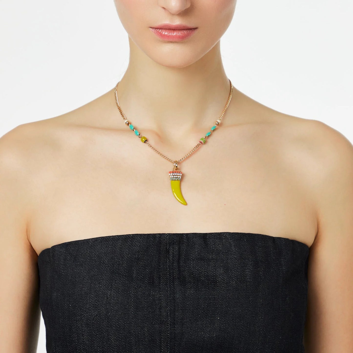 Collana corta cornetto Partenope Sodini - Art. 551739T