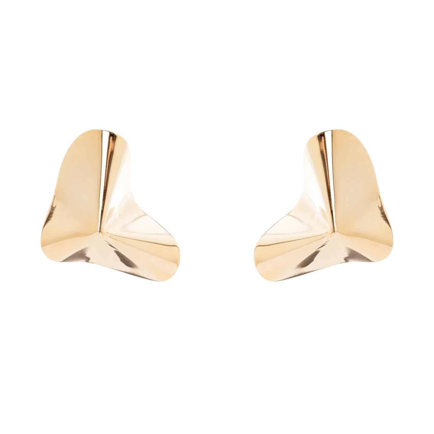 Orecchini Triangolare Ondulato Amaranta – Bijoux Oro Sodini