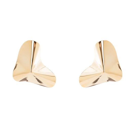 Orecchini Triangolare Ondulato Amaranta – Bijoux Oro Sodini