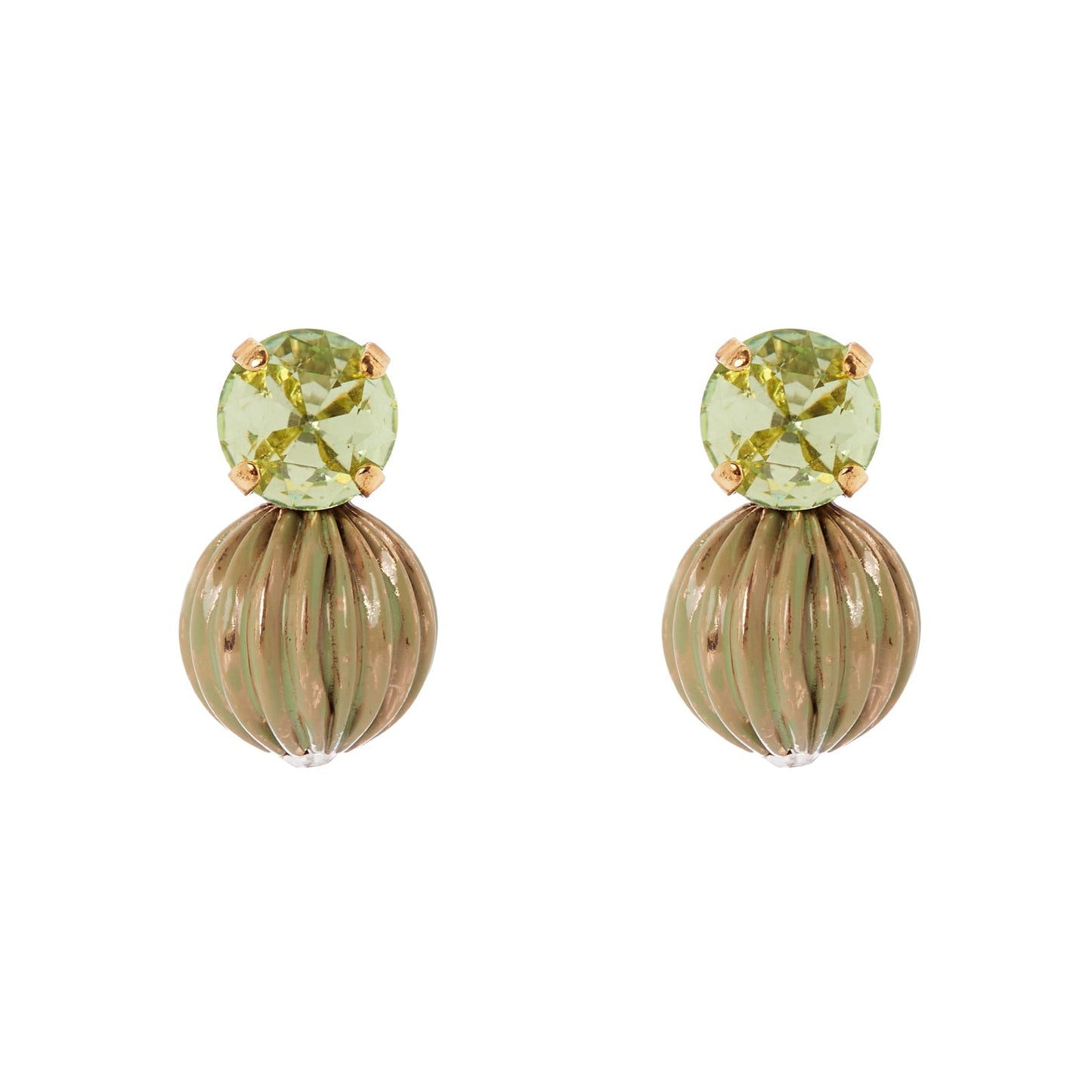Orecchini Sodini Tarocchi – Cristallo e Sfera Rigata Art. 552286B
