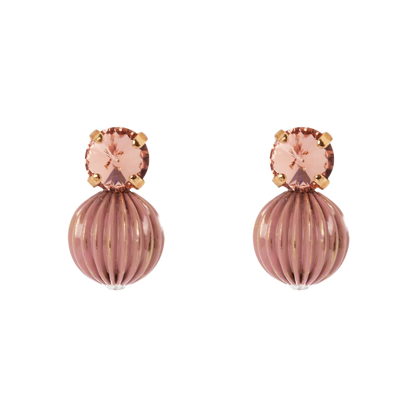 Orecchini Sodini Tarocchi – Cristallo e Sfera Rigata Art. 552286Y