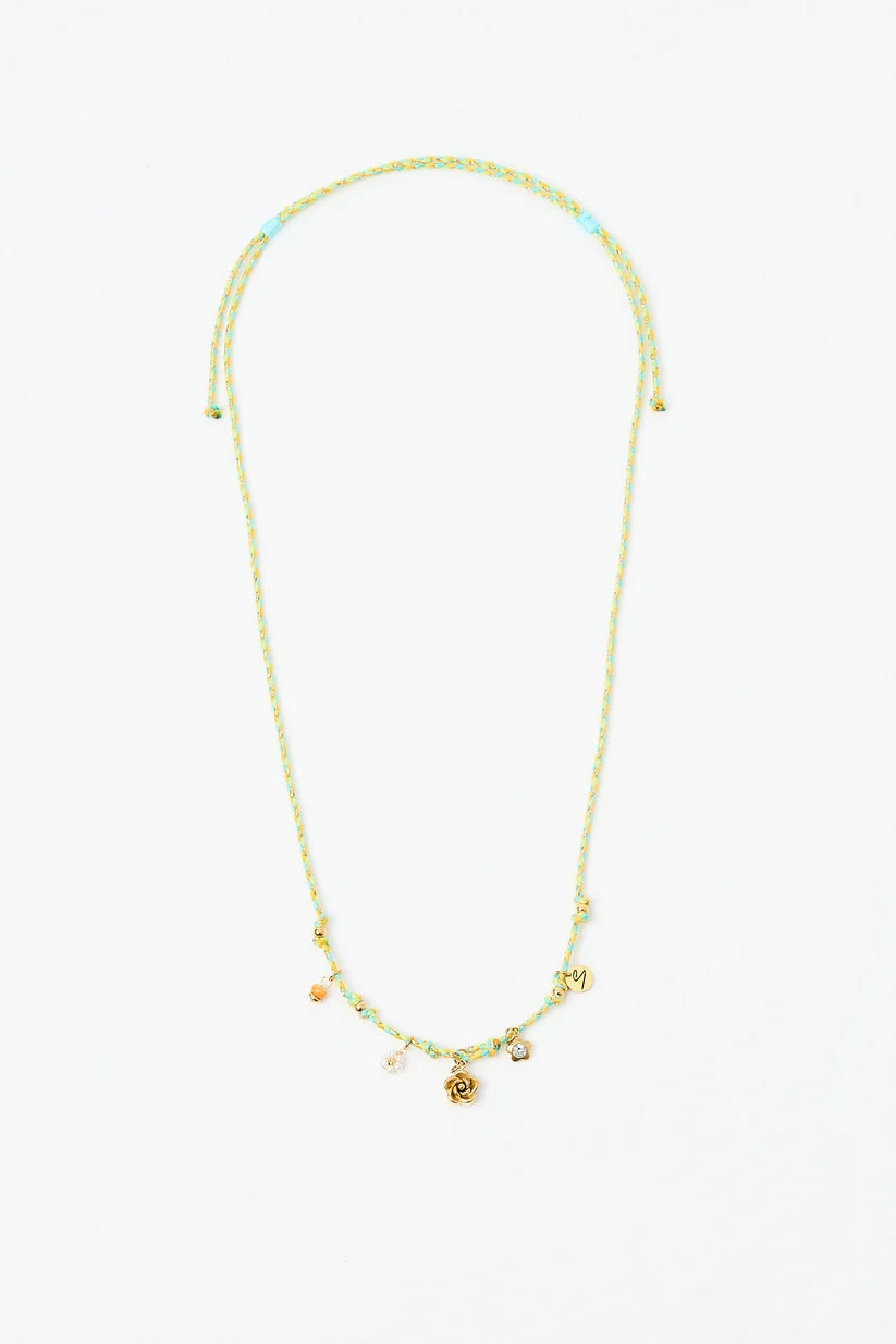 Collana Sodini Sunset Crush in Ottone e Pietre Colorate