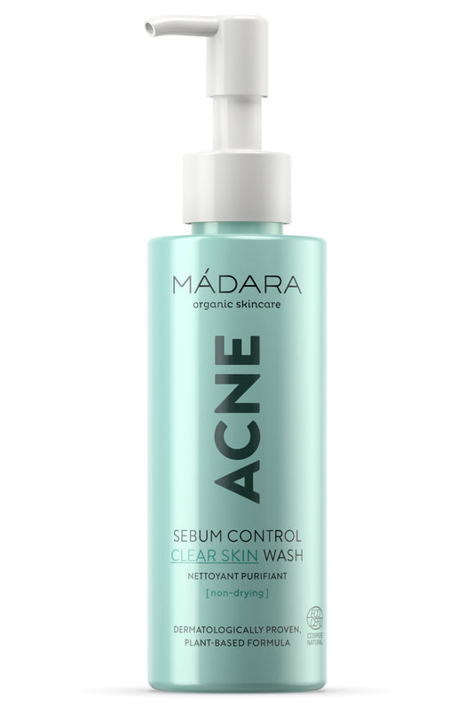 MÁDARA ACNE Sebum Control Clear Skin Wash – Detergente Viso Purificante Naturale 140ml