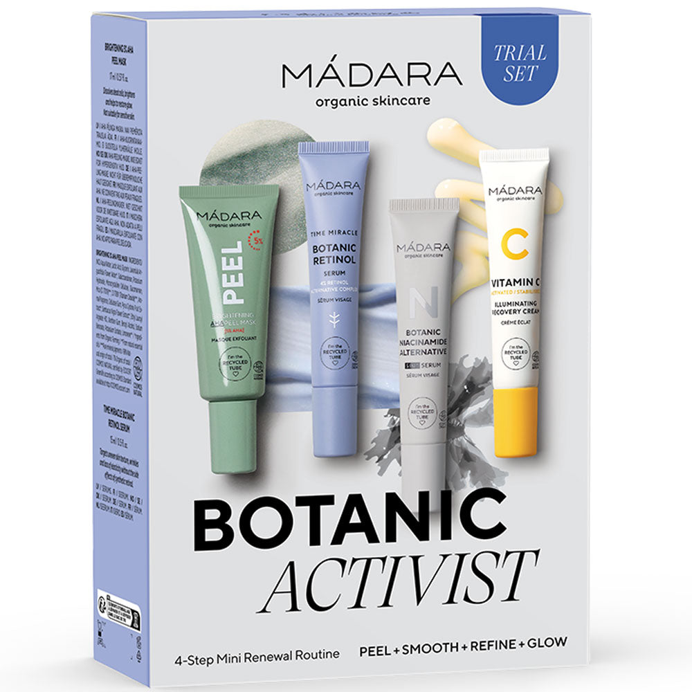 MÁDARA Botanic Activist Set – Cofanetto Mini Routine Skincare 4 Step