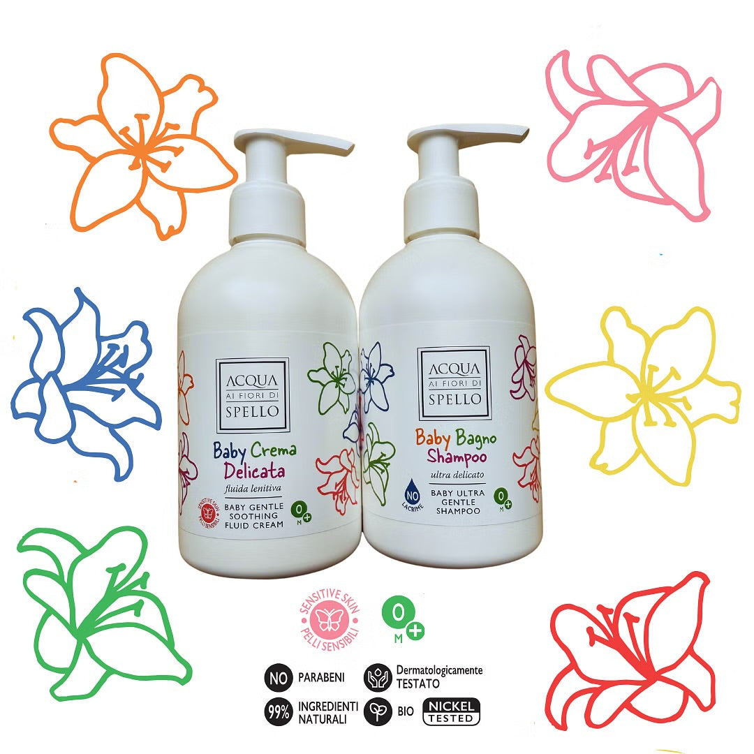 Acqua ai Fiori di Spello Baby – Bagno Shampoo Ultra Delicato 250ml