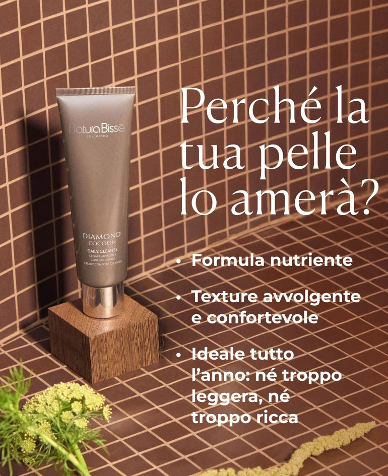 Natura Bissé Diamond Cocoon Daily Cleanse – Crema Detergente Comfort Quotidiano Anti-Inquinamento