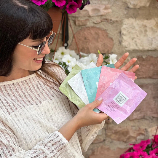 Acqua ai Fiori di Spello – Maschere Viso in Cellulosa Naturali (5 trattamenti)