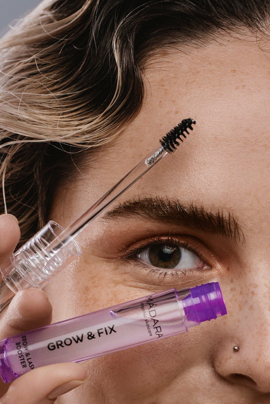MÁDARA Grow & Fix – Gel Sopracciglia Rinforzante e Fissante