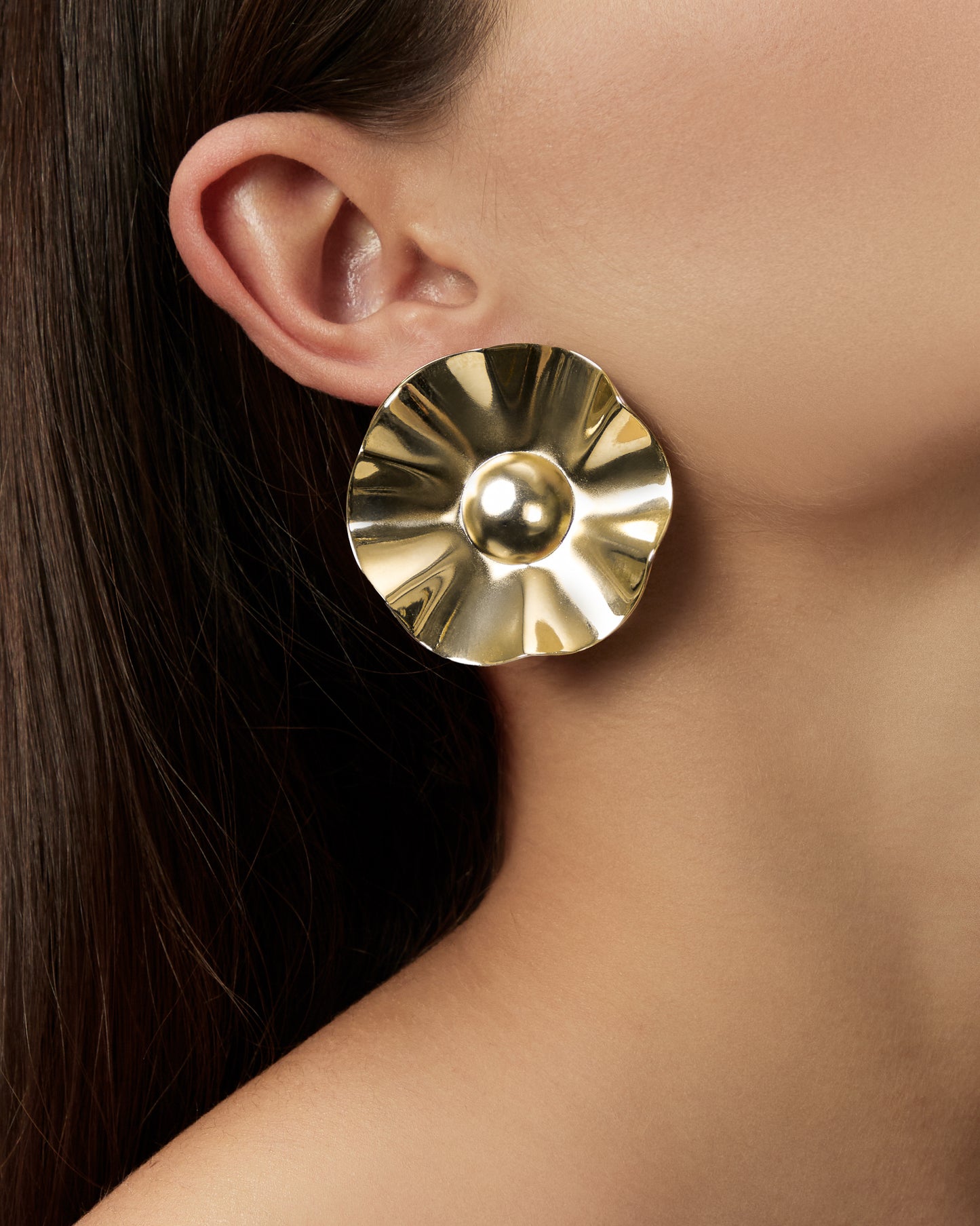 Orecchini Fiore di Lamina Amaranta – Bijoux Eleganti Sodini