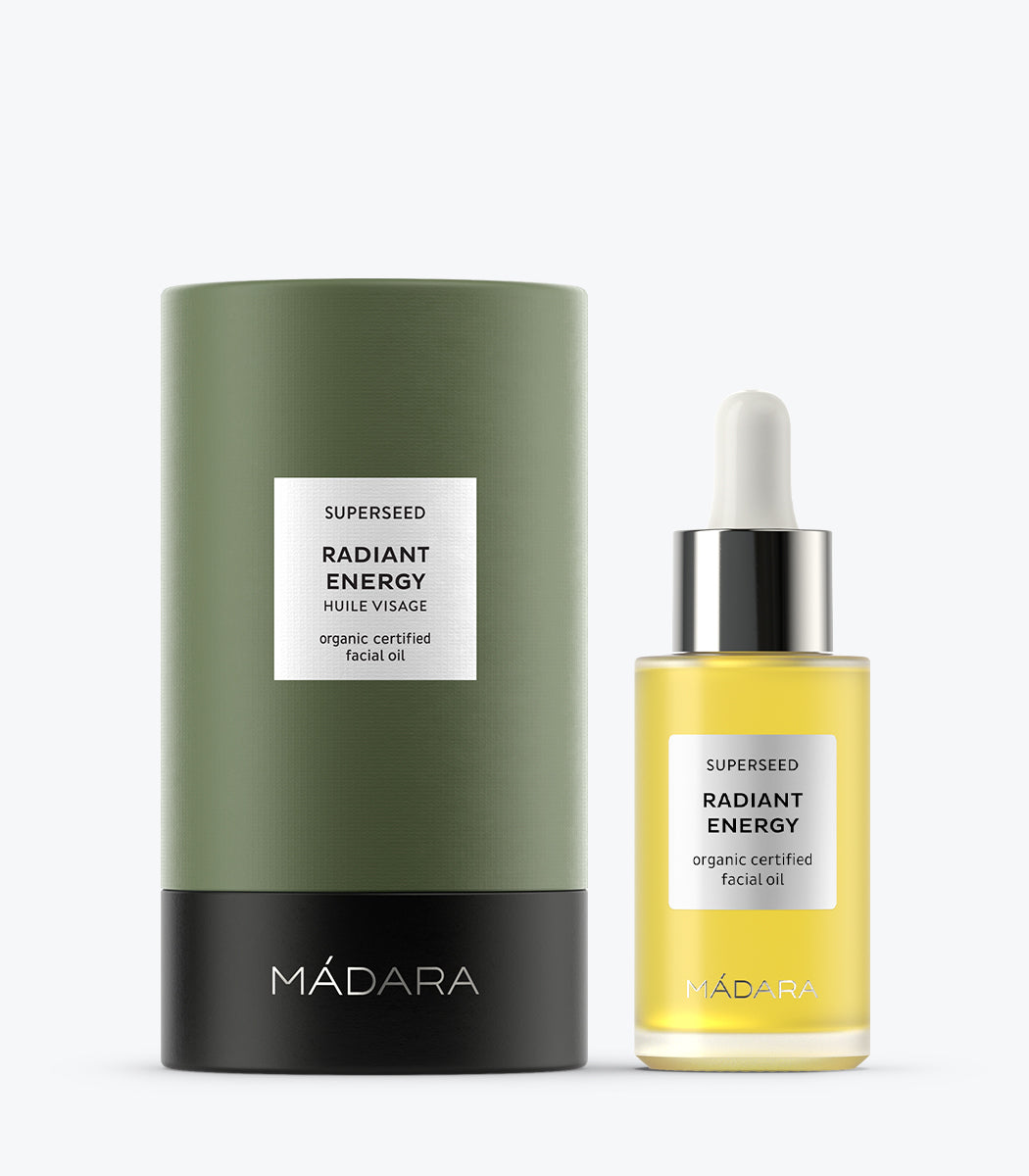 MÁDARA Radiant Energy Facial Oil – Olio Viso Illuminante 30ml