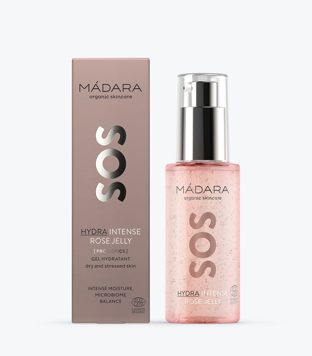 MÁDARA Hydra Intense Rose Jelly – Siero Idratante con Rosa e Probiotici 75ml