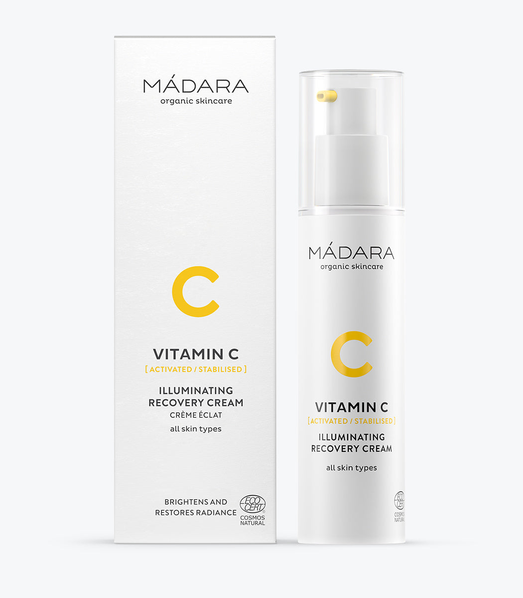 MÁDARA Illuminating Recovery Cream – Crema Viso alla Vitamina C 50ml