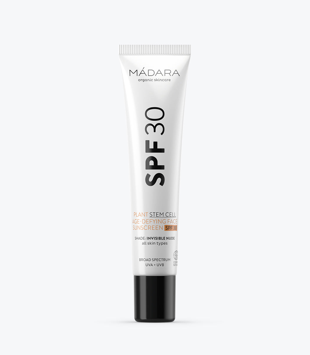 MÁDARA Face Sunscreen SPF30 – Crema Solare Anti-Age con Cellule Staminali 40ml