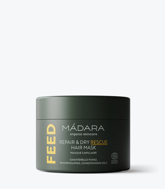 MÁDARA Repair & Dry Rescue – Maschera Capelli Ristrutturante e Nutriente 180ml