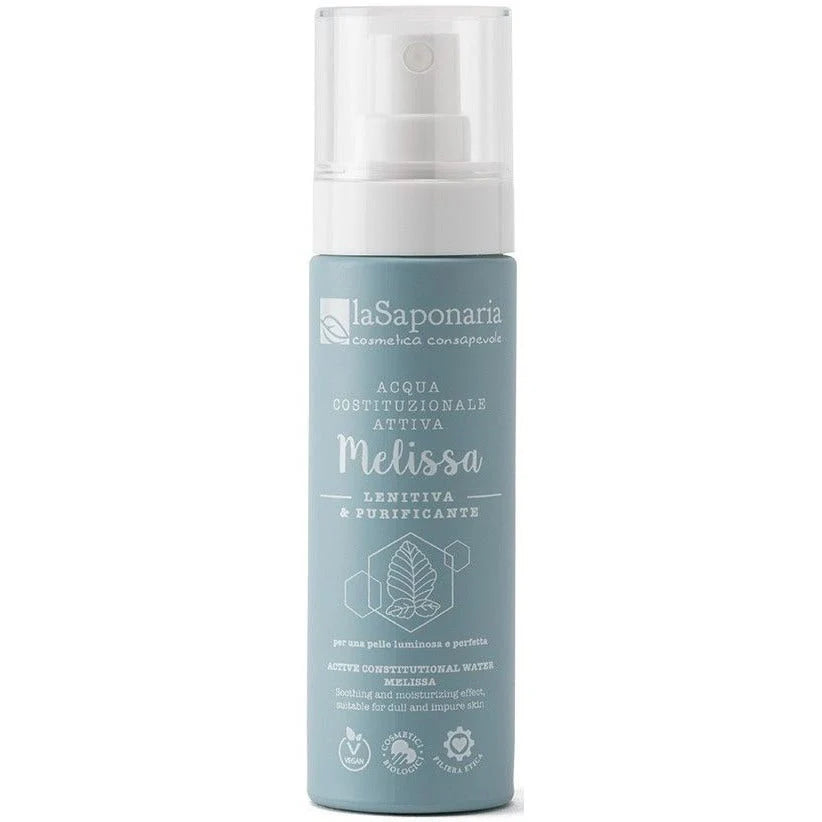 La Saponaria Acqua Attiva Lenitiva Melissa – Tonico Viso Purificante e Riequilibrante 50ml