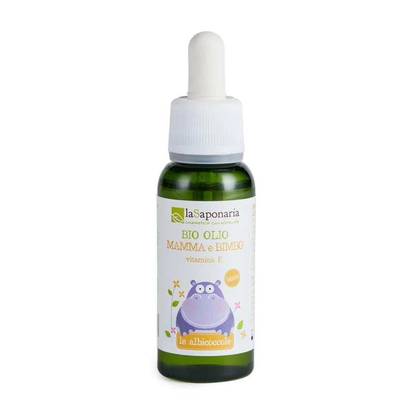 La Saponaria Bio Olio Mamma e Bimbo – Olio Nutriente ed Emolliente con Vitamina E 30ml
