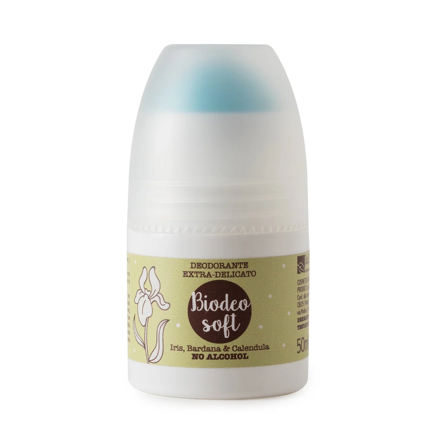 La Saponaria Biodeo Soft – Deodorante Naturale Iris, Bardana e Calendula
