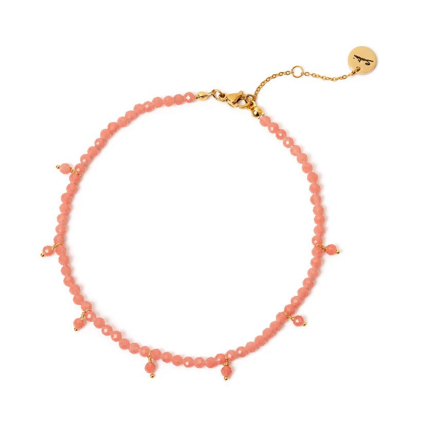 Cavigliera Sodini Arabesque – Acciaio & Giada naturale Art. 930594