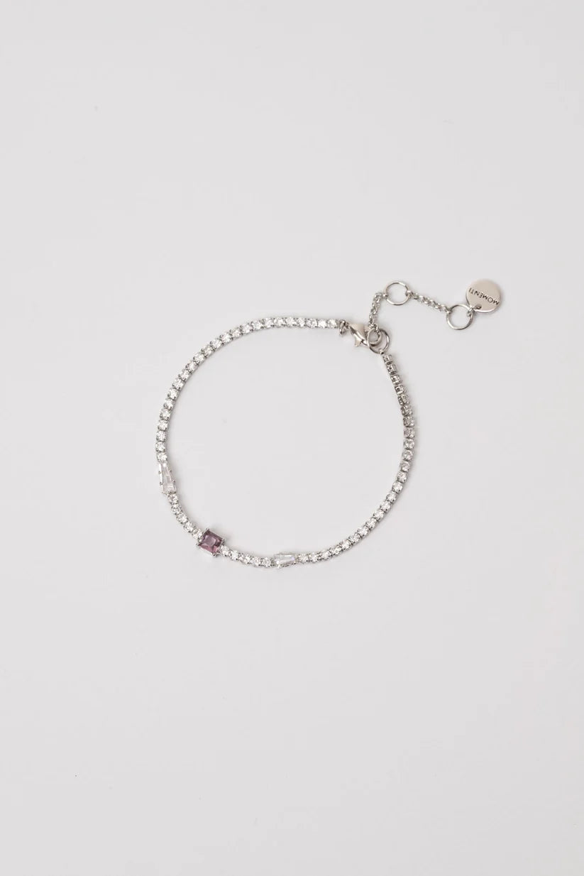 Bracciale Sodini Mademoiselle – Tennis con Zirconi e Pietra Viola Art. 912770V
