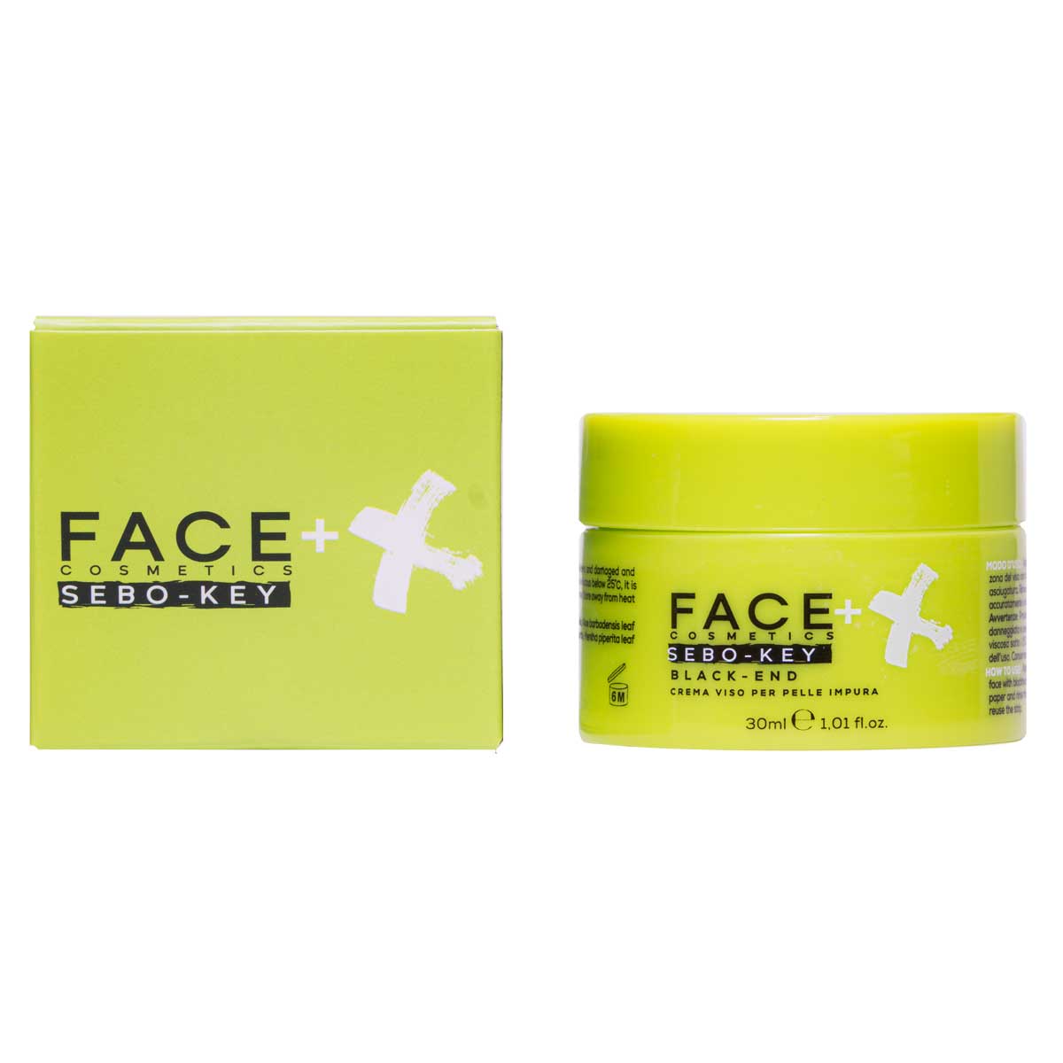 Face+ Sebo-Key Black End – Maschera Punti Neri Naso & Mento