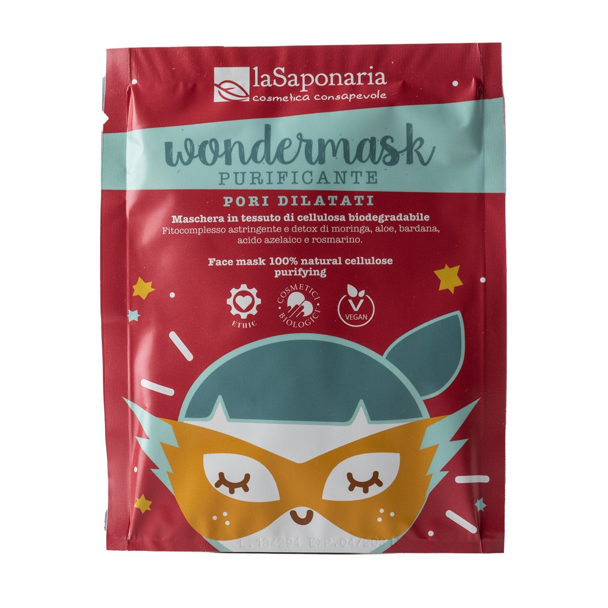 La Saponaria Wondermask – Maschere Viso in Tessuto | Anti-age o Purificante
