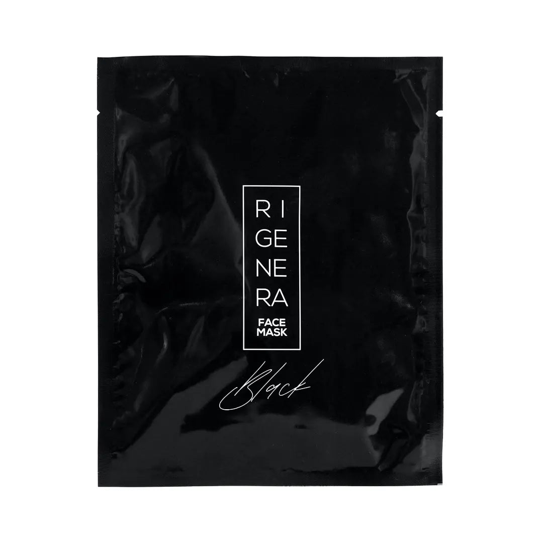 Rigenera Face Mask Black – Maschera Viso Nera BioBotox Effetto Lifting Immediato