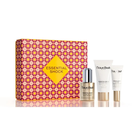 Natura Bissé Set Essential Shock Intense – Cofanetto Antirughe Viso Giorno/Notte + Contorno Occhi