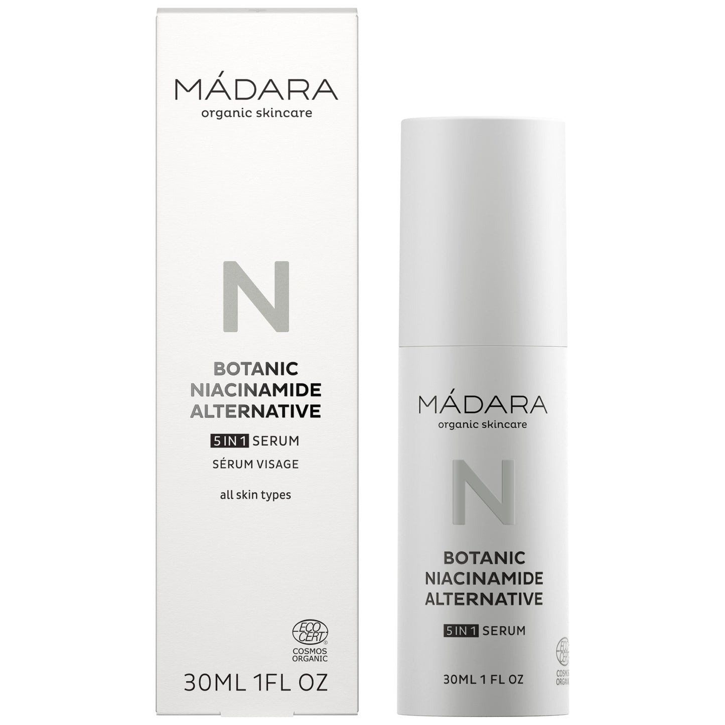 MÁDARA Botanic Niacinamide Alternative – Siero Niacinamide Viso 5-in-1 30ml