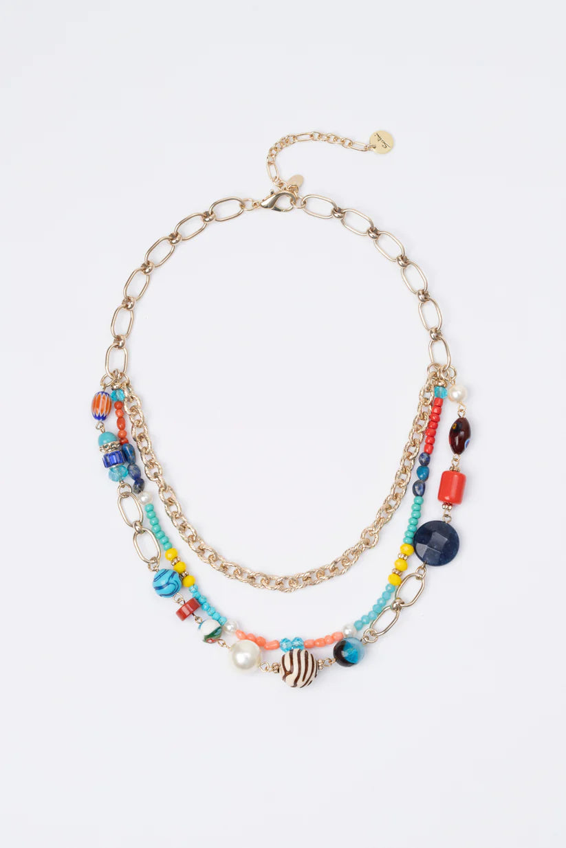 Collana Sodini Partenope – Ottone, Vetro, Cristallo, Ulite & Resina Art. 551720