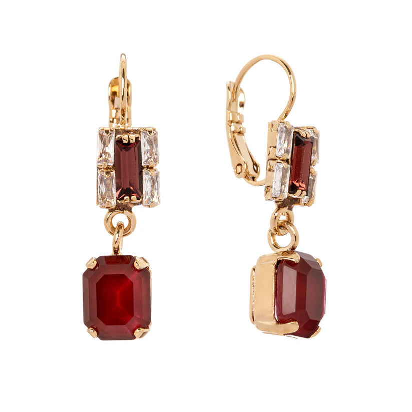 Orecchini Sodini Semira – Ottone, Vetro & Zirconi Art. 552070TB