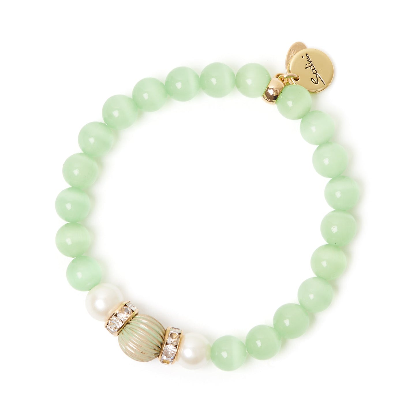 Bracciale Sodini Tarocchi – Elastico Sfere e Anellini di Strass e Perle Art. 552273B
