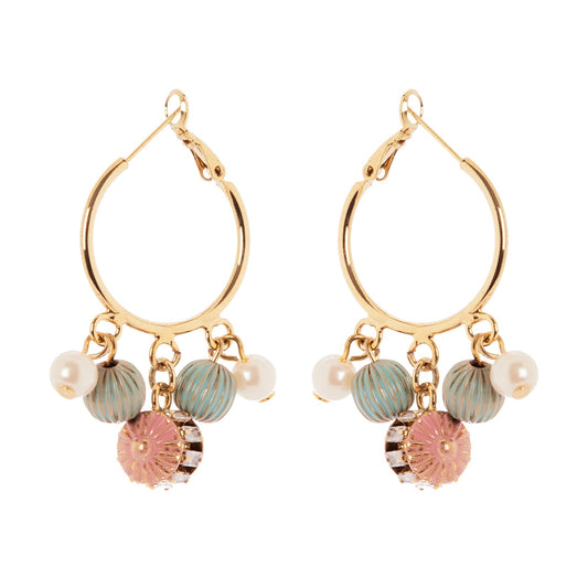 Orecchini Sodini Tarocchi – Cerchio Tubolare e Charm Art. 552278