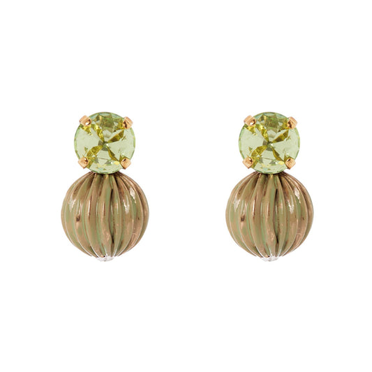 Orecchini Sodini Tarocchi – Cristallo e Sfera Rigata Art. 552286B