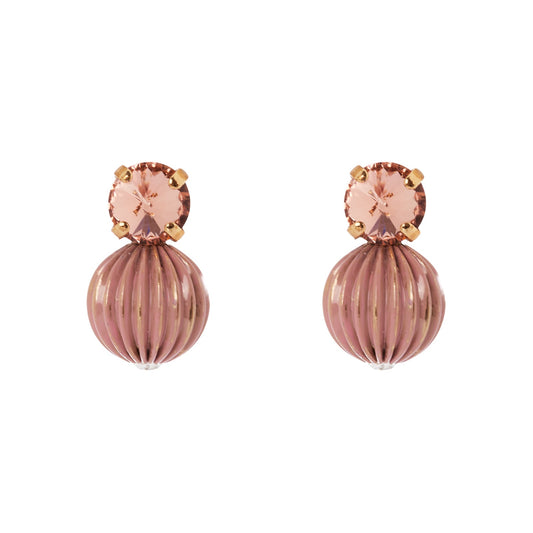 Orecchini Sodini Tarocchi – Cristallo e Sfera Rigata Art. 552286Y