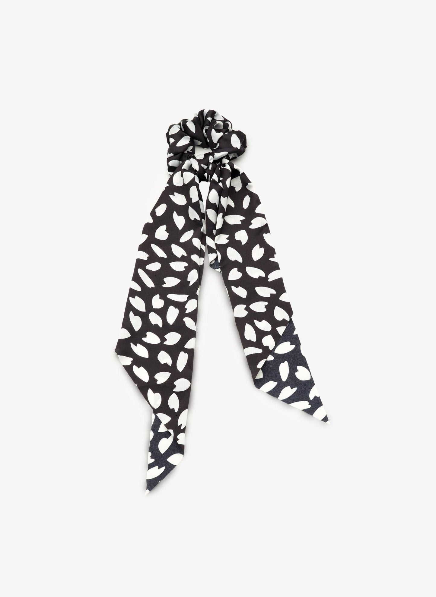 Liet&Joliet - Scrunchie nastro, stampa Rosalia nero