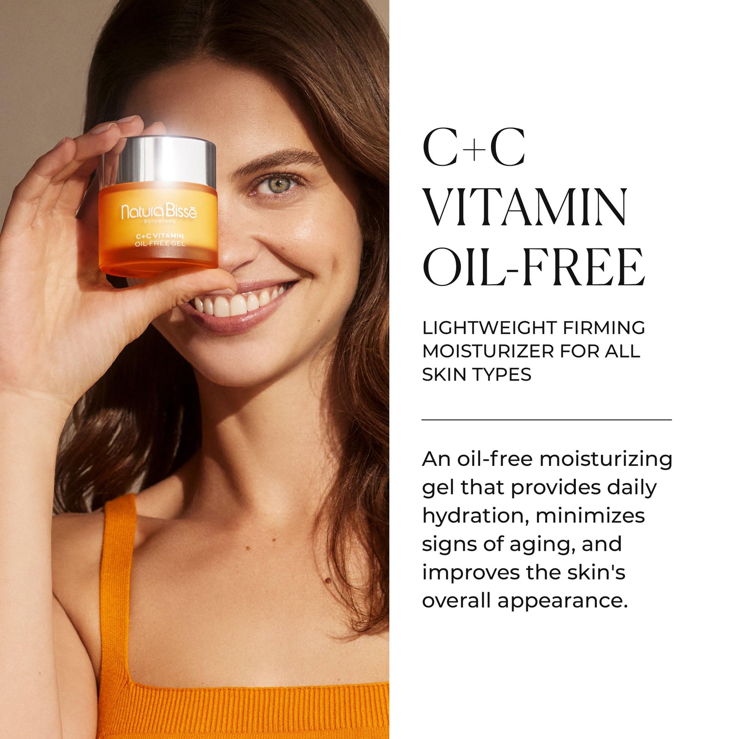 Natura Bissé C+C Vitamin Oil-Free Gel – Gel Viso Vitamina C Opacizzante e Rassodante