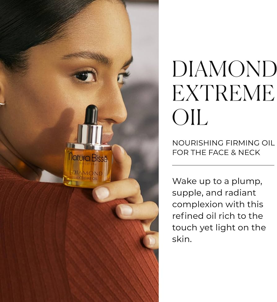Natura Bissé Diamond Extreme Oil – Olio Viso Notte Nutriente e Rassodante per Viso e Collo 30ml