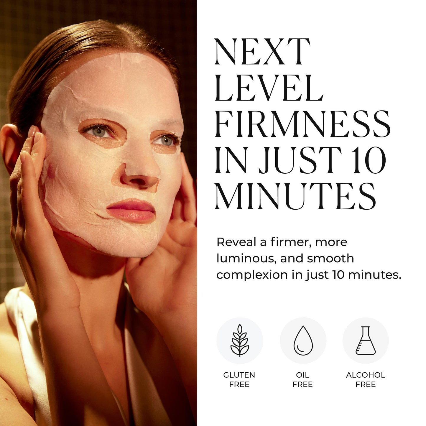 Natura Bissé Essential Shock Intense Instant-Lift Mask – Maschere Viso Lifting Idratanti (4 pz)