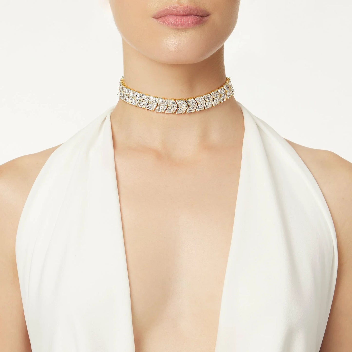 Collana Choker Sodini Eva – Ottone & Zirconi Art. 842256