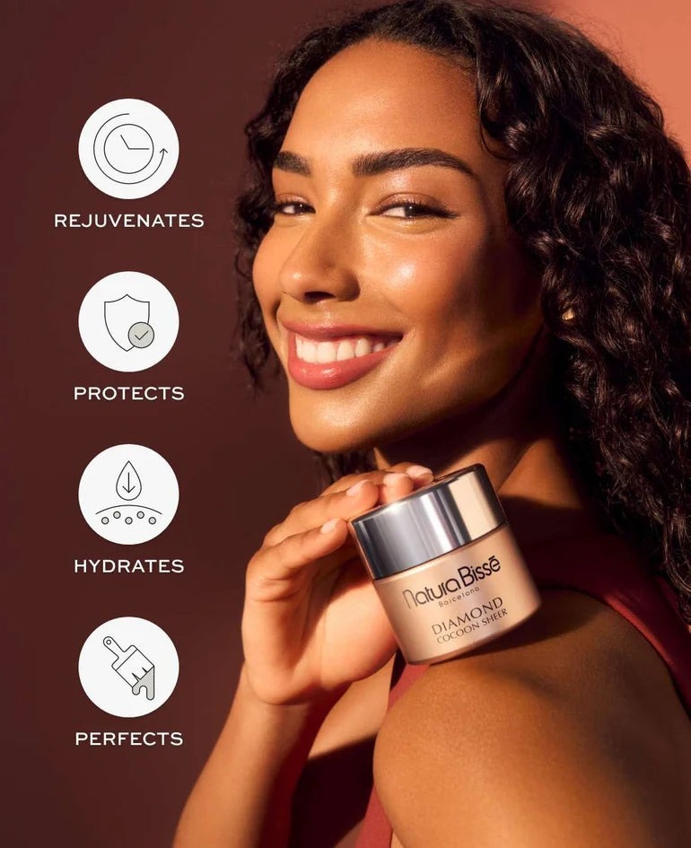 Natura Bissé Diamond Cocoon Sheer Cream SPF 30 PA++ – Crema Giorno Colorata Anti-Inquinamento 50ml