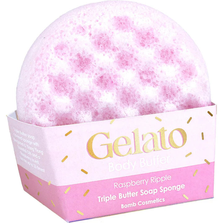 Bomb Cosmetics Raspberry Ripple – Spugna Corpo Profumata Gelato