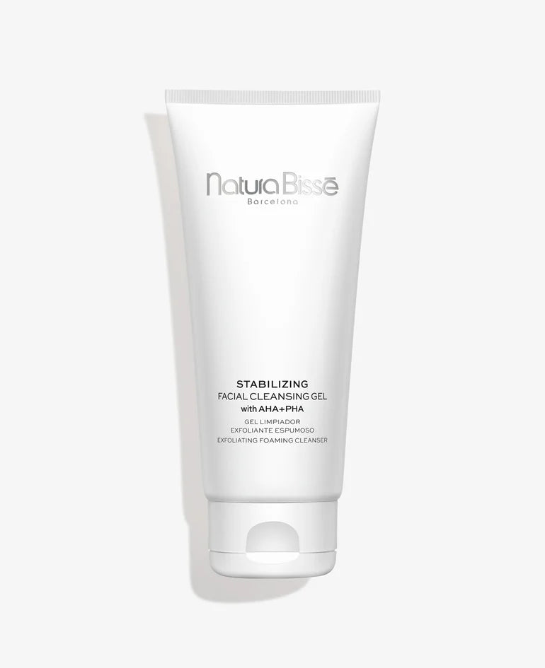 Natura Bissé Stabilizing Facial Cleansing Gel con AHA + PHA - Stabilizing Facial Cleansing Gel AHA + PHA – Gel Detergente Esfoliante Purificante (Tutti i tipi di pelle)