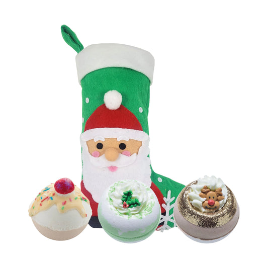 Calza Natalizia - 3 Bombe da Bagno