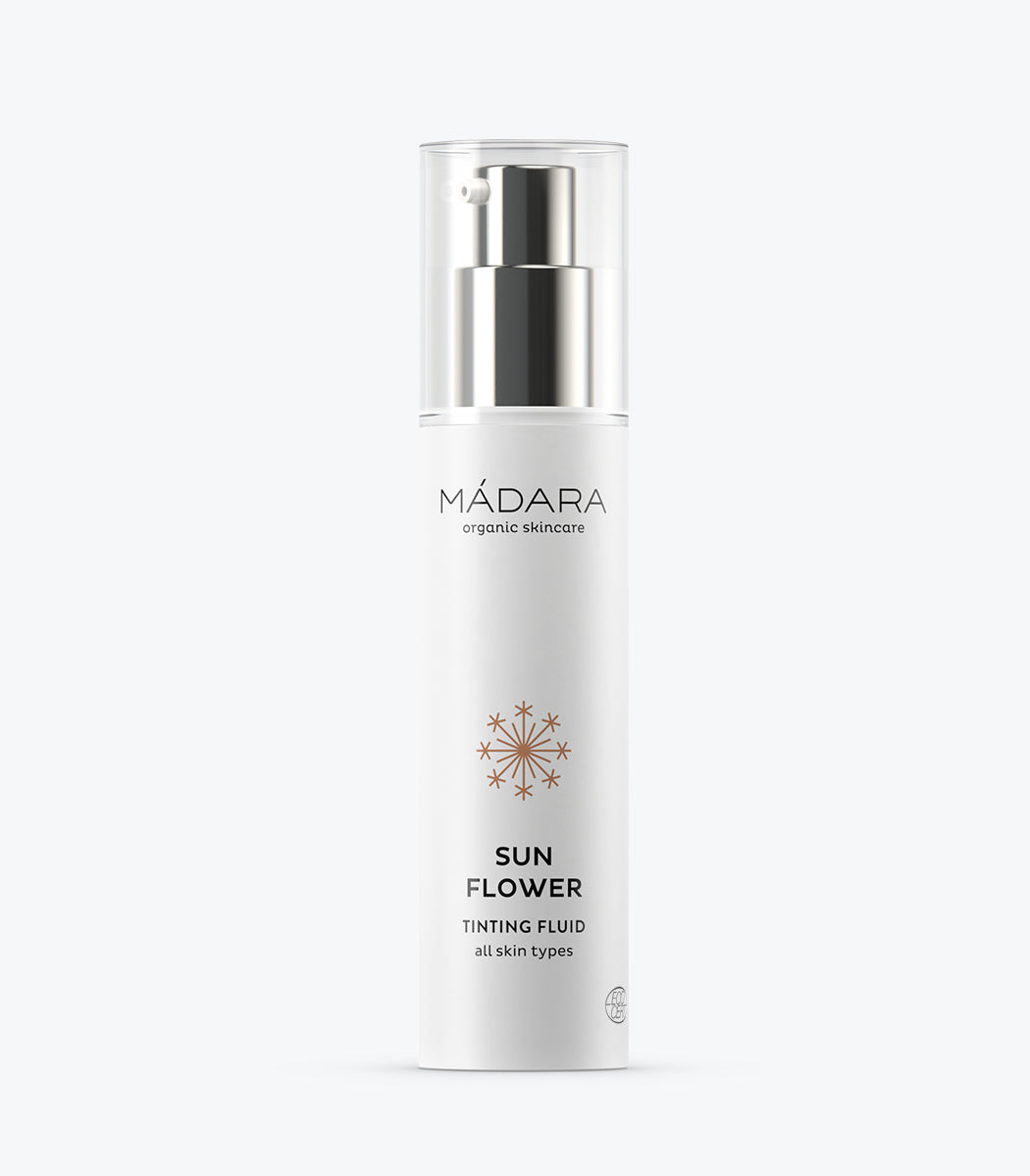 MÁDARA Tinting Fluid Golden Beige – Crema Colorata Idratante Viso Naturale 50ml