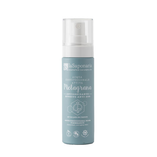 La Saponaria Acqua Attiva Antiossidante Melagrana – Tonico Viso Anti-Età Illuminante 50ml